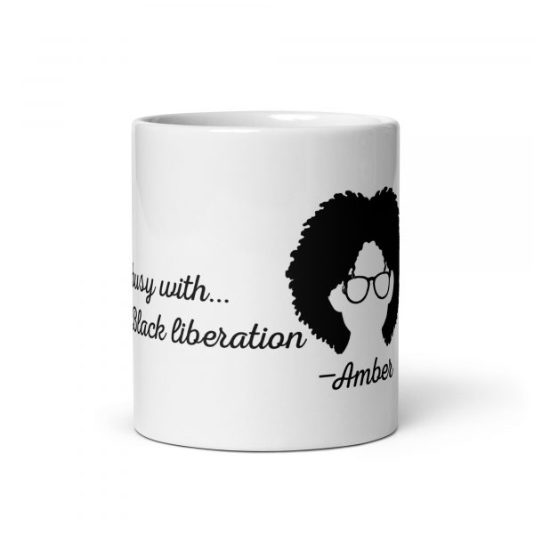 Amber white glossy mug - Image 4