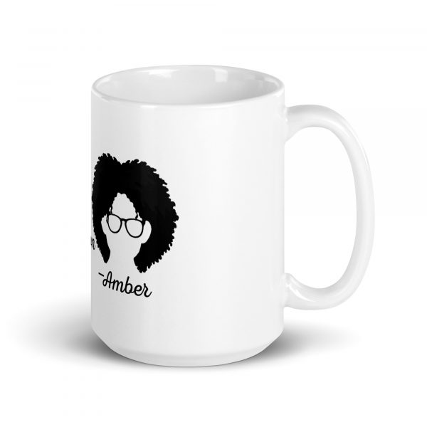 Amber white glossy mug - Image 5